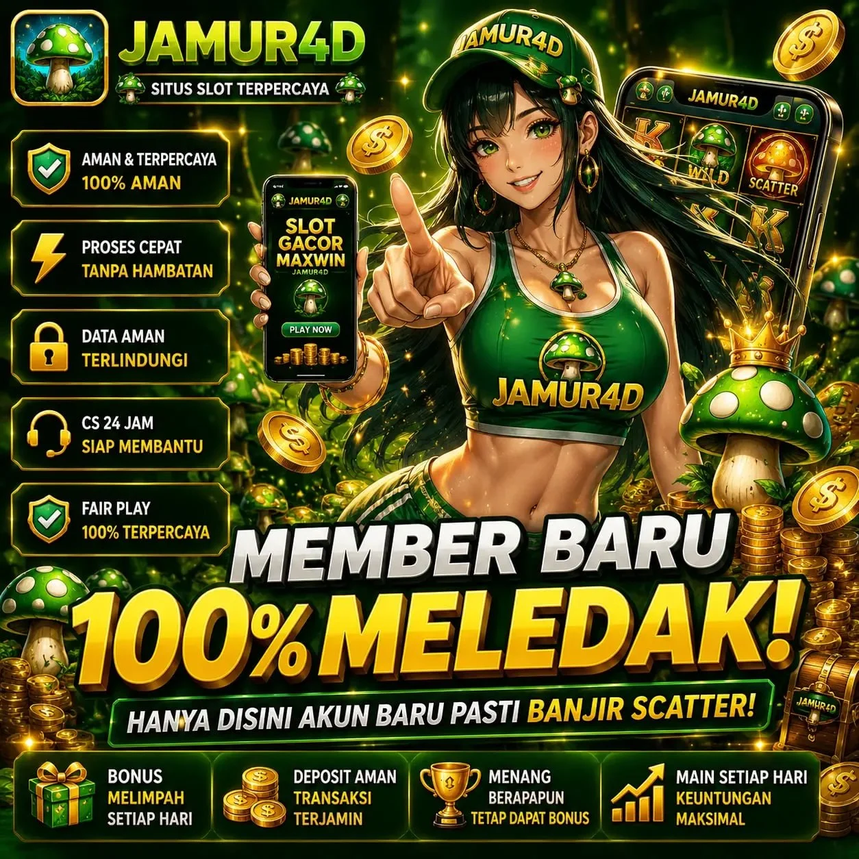 Jamur4D Situs Permainan Seru Indonesia
