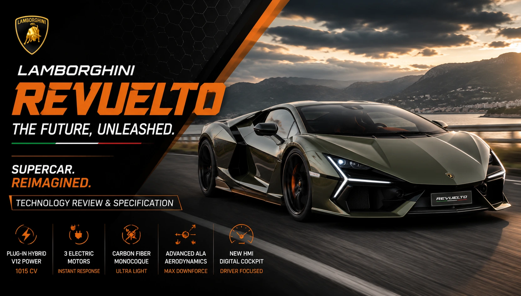 Lamborghini Revuelto - Supercar Review & Specification
