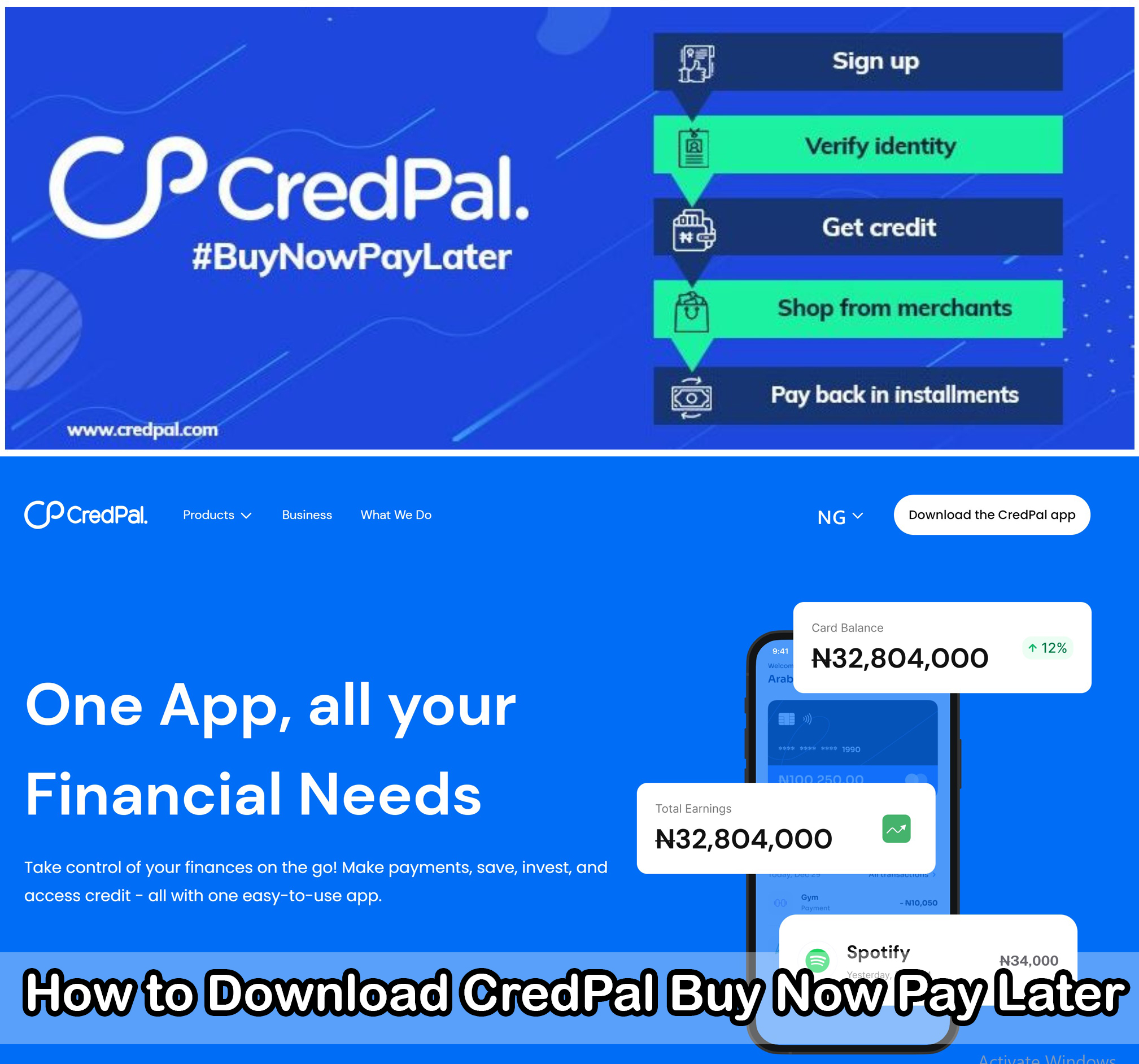 How to Download CredPal Buy Now Pay Later