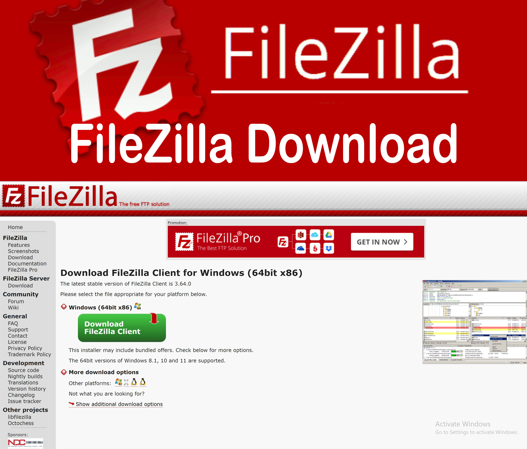 FileZilla Download