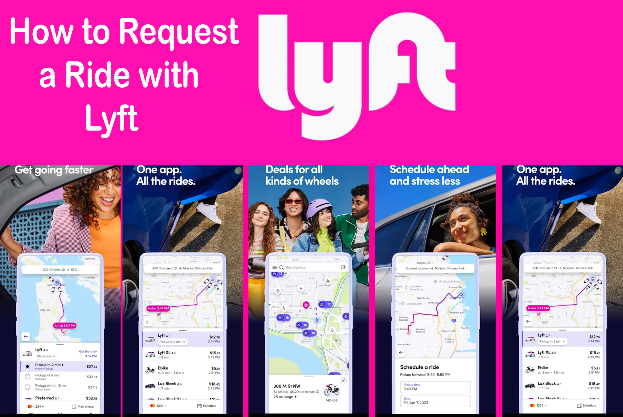 How to Request a Ride with Lyft