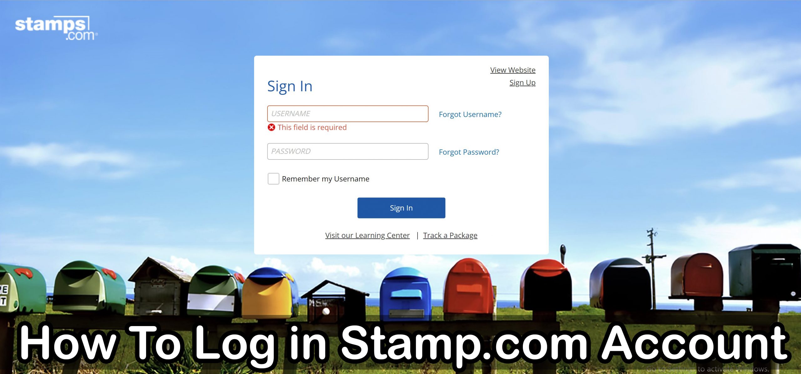 How To Log in Stamp.com Account