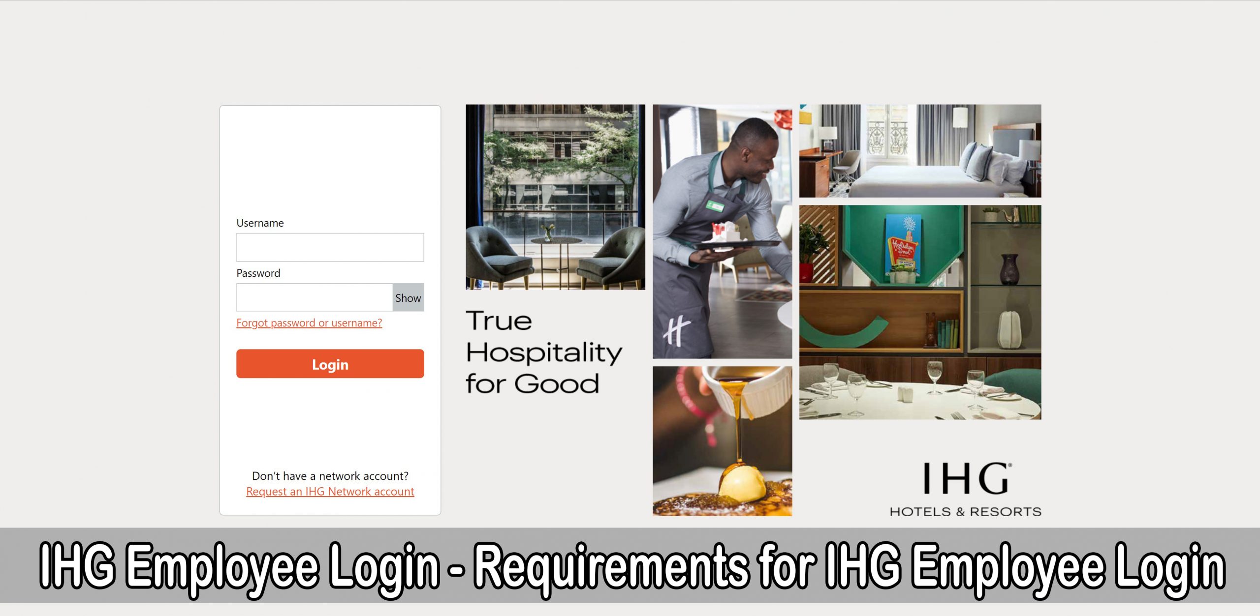 IHG Employee Login - Requirements for IHG Employee Login