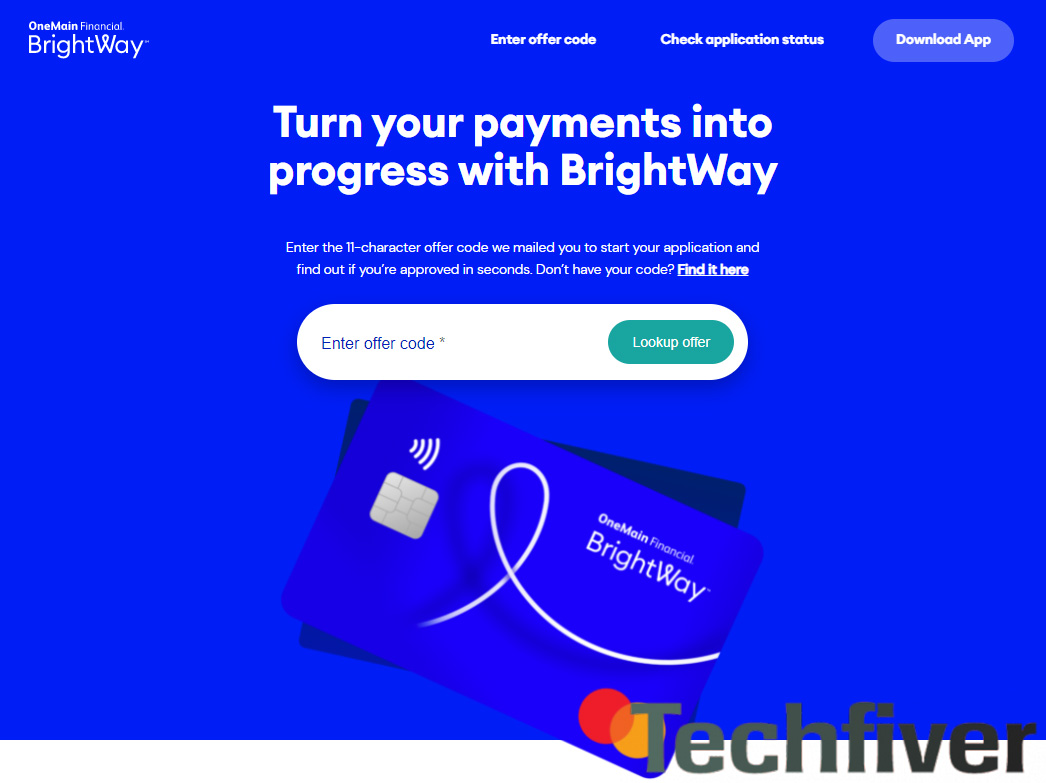 www.meetbrightway.com/Apply For OneMain Financial Credit Card