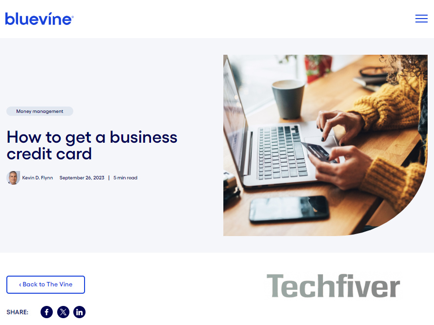 BlueVine Business Credit Card