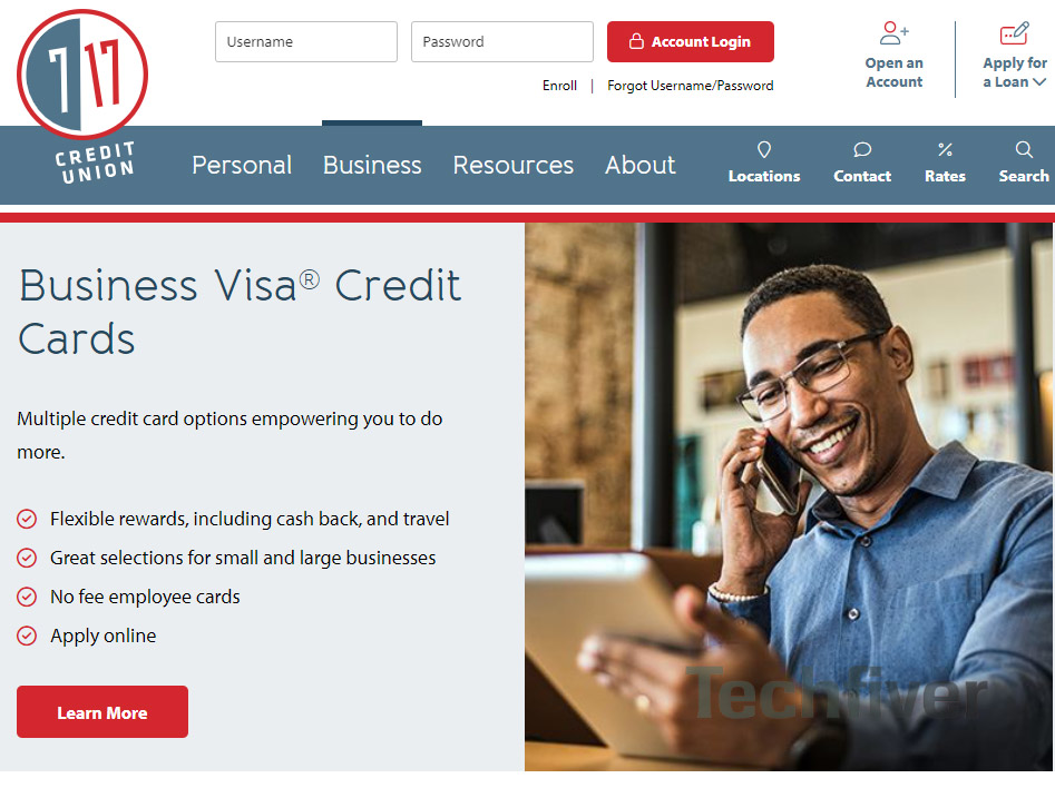 717 Credit Union Business Visa Platinum Card